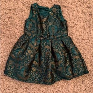 Green Christmas Dress 3T